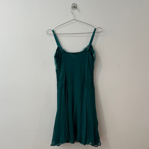 Y2K Betsey Johnson Teal Lace Dress - Picture 3 of 6